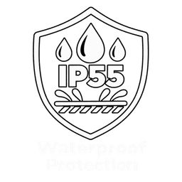 IP55 Waterproof Protection
